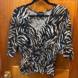 Harper Zebra Print Women's Blouse